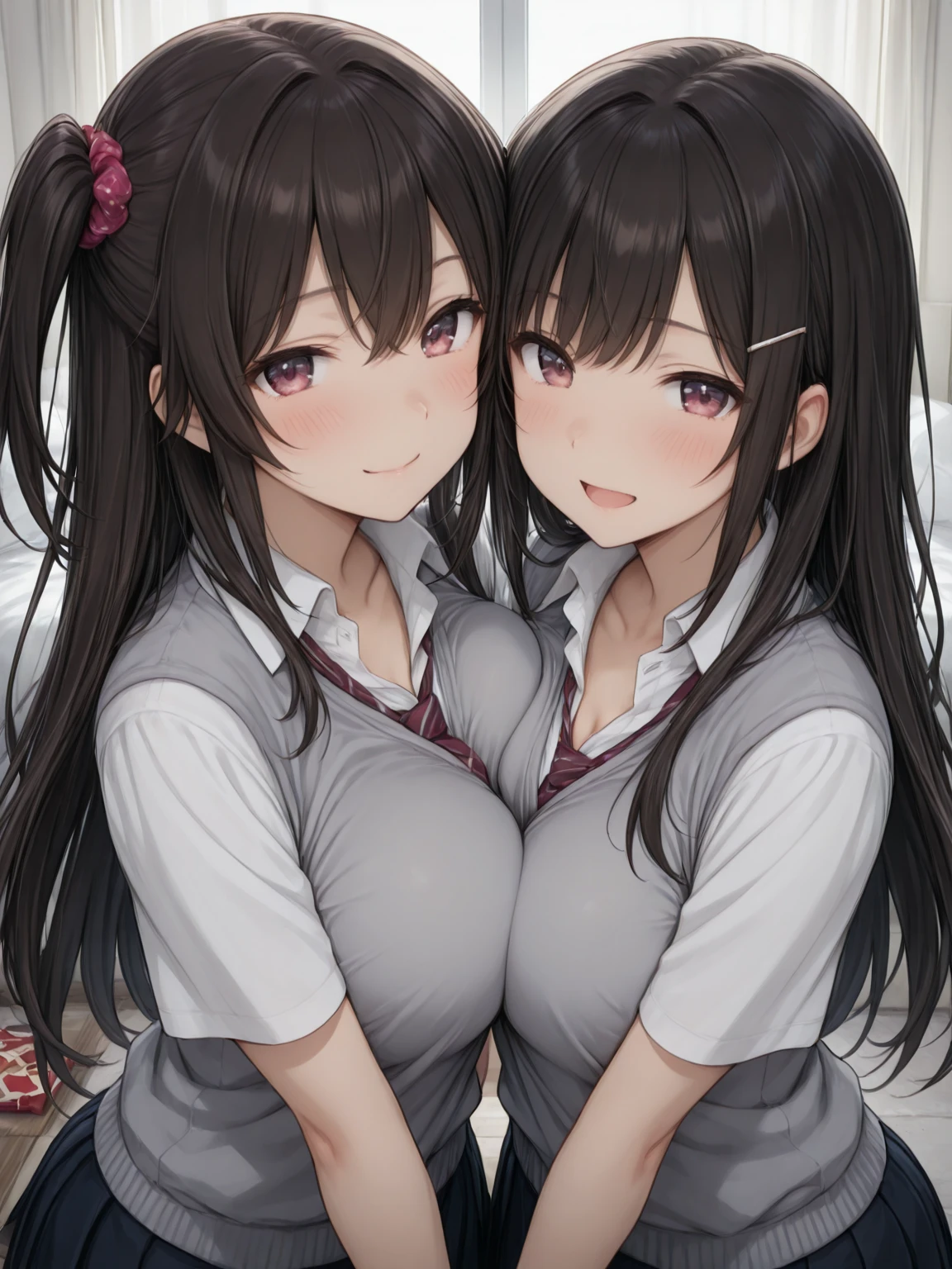 (2heads:1.2), 1girl, (masterpiece, best quality),  intricate details,
1girl,    souryuu asuka langley, interface headset,
 rofnipk,
