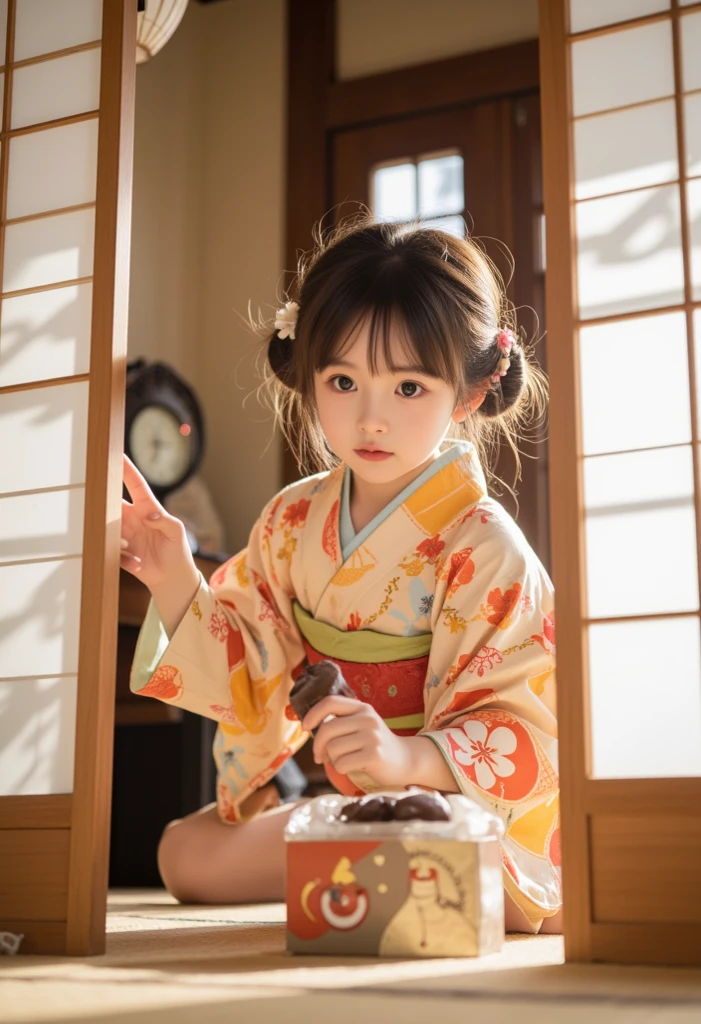Speaking of Kokeshi dolls、It's made of wood、When you sell this, you make a small amount of money at first.、Eventually it will add up to a lot of money.、But when I get money, all I can eat is coriander.。Kokeshi doll with coriander growing out of its head、Looking at Kokeshi dolls。100 Presidents。The president's head is served with coriander。In front of the White House