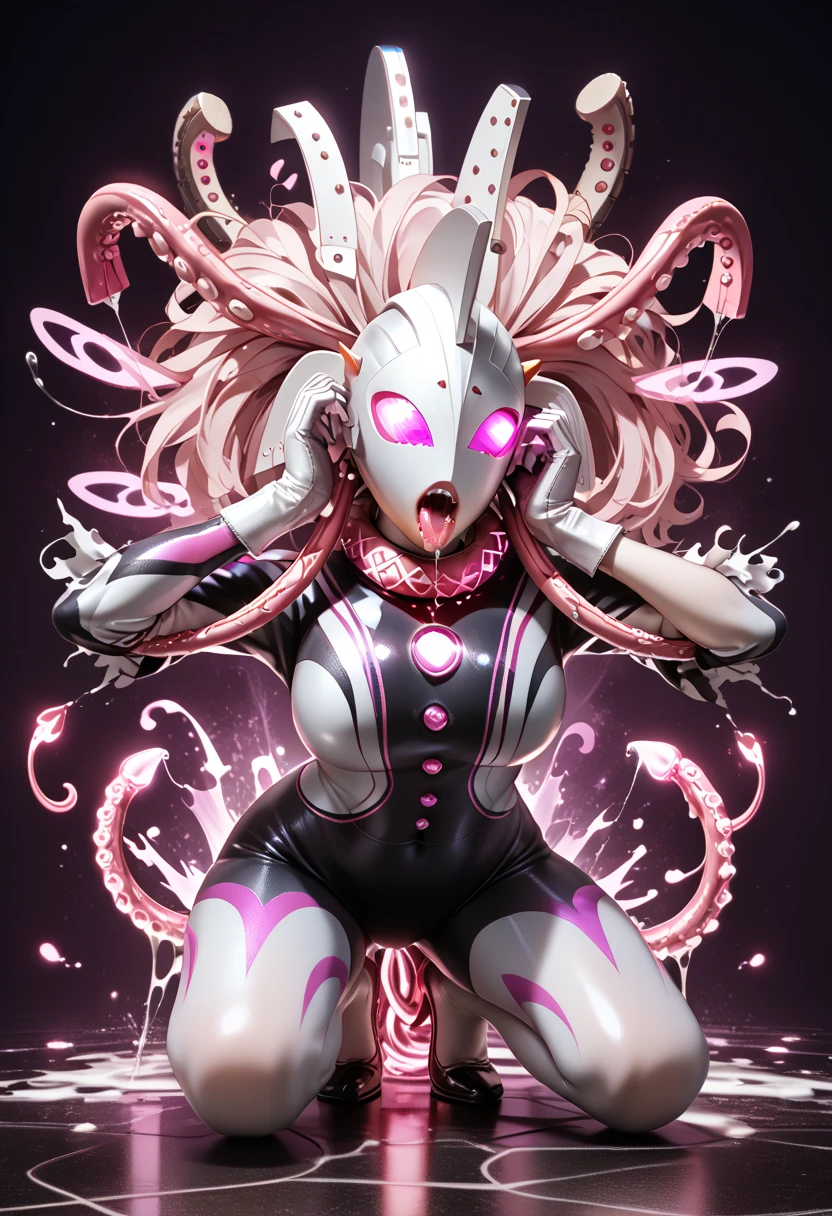 Evelynn_Default, slit_pupils, glowing_eyes, black_sclera, white_hair,  <lora:Evelyn_Default:0.8>,full body,    insanevoid, glowing, glowing eyes, heterochromia,  <lora:insanevoid:0.7>, masterpiece, best quality, highly detailed, (8k), (4k), HDR, beautiful detailed girl, beautiful detailed face, beautiful detailed eyes, perfect shadow, masterpiece, best quality, perfect skin, shiny skin, perfect hands, perfect girl,
