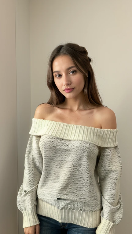 <lora:cestc8_sd15_512_128_64_v1:1>cestc8 1girl solo looking at viewer wearing a turtleneck sweater epiCRealism
