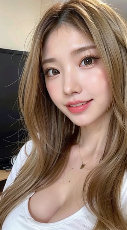 Highest quality、Tabletop、8K,Cute 18 year old girl、Braid hair with brown hair tied、A natural look、Long Shot、Downtown Outdoor,Outdoor Shot_City streets,night、Street lamp、Lighting from above , Cute face,((Light on face:1.2)),((Cinema Lighting:1.2)),(Photorealism:1.4),((30 piercings in left ear)),((necklace)),((A woman who always smiles)),((nightのプールサイド:1.4)),((Lighting on face:1.5)),((whole body:1.2)),((Delicately depicting the face:1.2)),((Golden hair color:1.4)),(Dreadlocks:1.4),(((whole body全裸))),(((nsfw)))