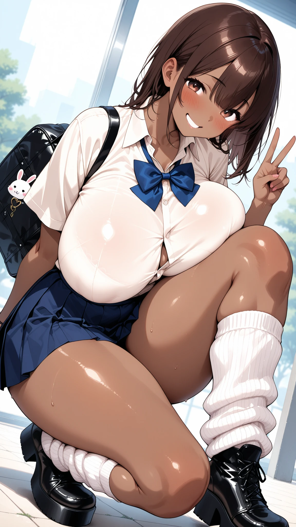 (Three Girls)、(Brat)、(Ahegao),(Roll your eyes),(Short girl)、(2 years old)、(Round 1)、((Super big breasts squirting breast milk))、(Thick thighs)、(Big Ass)、(playground)、(Brown Skin)、(Cute Smile)、(Sparkling eyes)、(Tiny Micro Bikini)、(Squat)、(Showing pussy)、((spread pussy with hands))、(Carry a school bag)、(Striped knee-high socks)、(Best lighting)、{{{Browsing Caution}}}、{{{masterpiece}}}, {{{Highest quality}}}, {{ultra-detailed}}, {{shape}}, {{{Very delicate and beautiful}}},{{extremely detailed CG}}、{{unity 8k portrait}}、{{Fabric Shading}}、{{super detailed skin}}、{{Perfect Anatomy}}、{{detailed}}、{{Dynamic Lighting}}、{{{beautiful detailed eyes}}}、{{{beautiful detailed Face}}}、(Perfect Legs)、(Perfect breasts)、(Perfect pose)、(Perfect body)