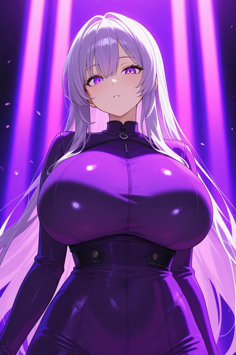ultra realistic 8k cg, masterpiece, ((ultra detailed background, intricate detail, highly detailed, fine details best quality, hyperdetailed face)), gigantic breasts ,beautiful lighting, absurdres, BoaHancockV2, 1girl, solo, white hair, long hair, jewelry, closed mouth, ), ((black crop top : 1.1), (underboob : 1.4), elbow gloves, thigh boots, split skirt, bare shoulders, curvy, midriff, curvy, thighs, shiny clothes), blue eyes, complex detailed background, inside, luxury palace), ((cowboy shot)), curvy, (gigantic breasts: 1.1), seductive smile, cowboy shot,