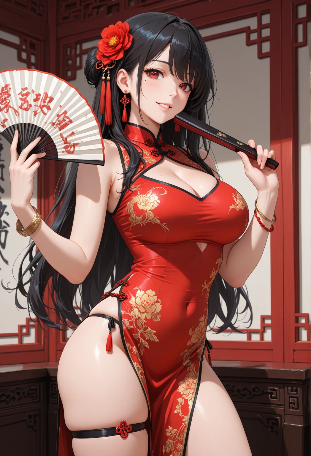 1 pessoa, cabelo branco prateado misturado com preto, olhos azuis, Usando vestido branco, no-bra, seios grandes, Red tights, standingn, festival, Fireworks on New Year's Eve, watch fireworks, sozinho(Imagem Full HD 4K), masuter piece, melhor qualidade, (((realisitic, Fotorrealista:1.37))), ((sozinho)), Qualidade de imagem 8K, extremamente delicado e bonito, Splendid, Official art with attention to detail, Ridiculous, Unbelievably ridiculous, tamanho de arquivo enorme, ultra-detalhada, ighly detalhado, (mulher bonita), (mulher detalhada), olhos e rosto extremamente detalhados, belos olhos detalhados, maquiagem leve,, (figura feminina perfeita), cintura fina, (Beleza coreana), ((corpo inteiro))