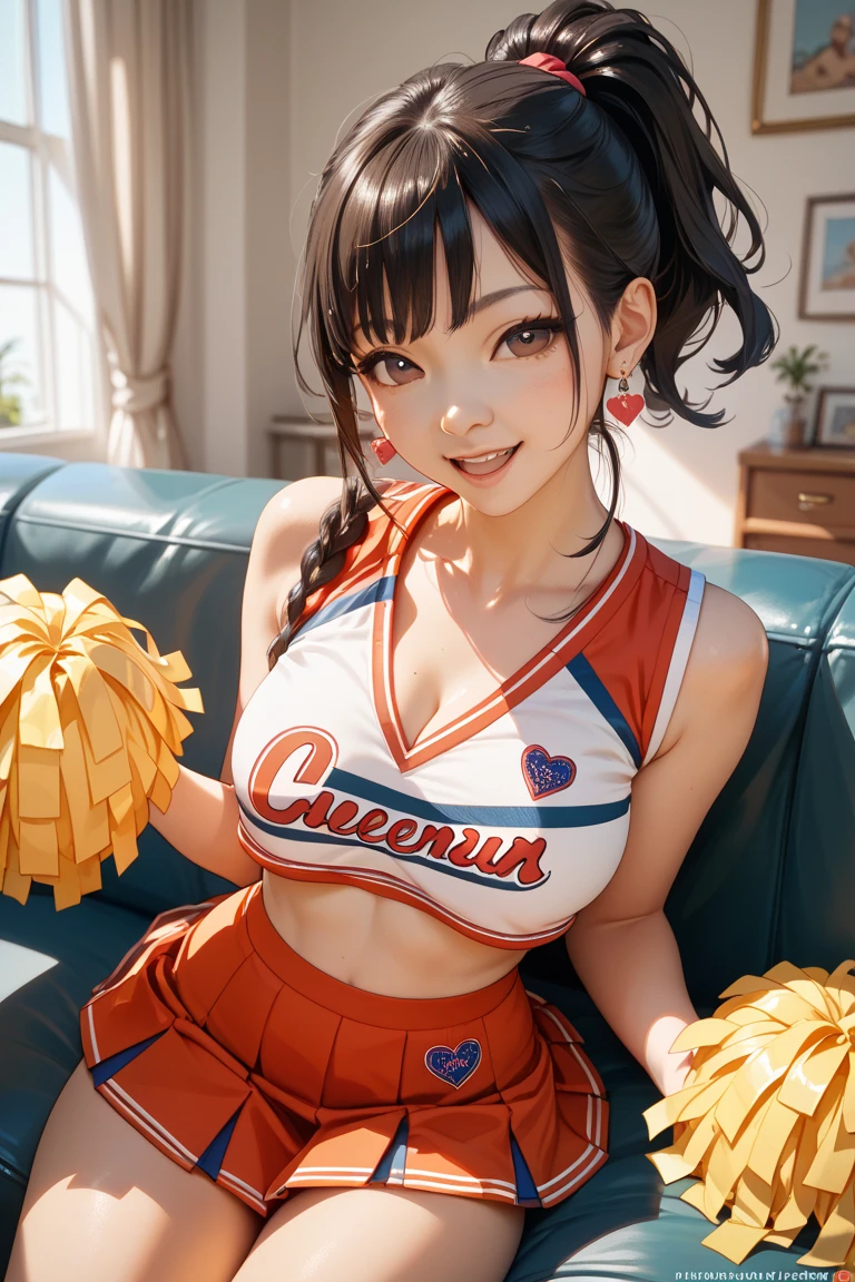Hot cheerleader with a thick wet pussy