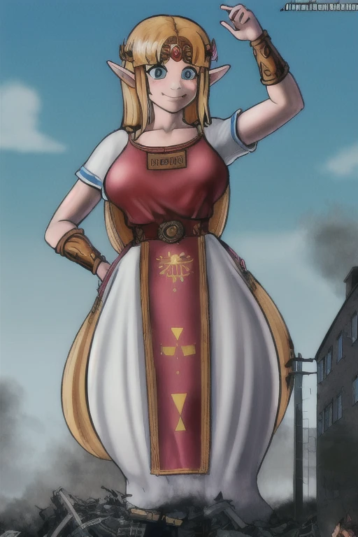 galko,1girl, solo, smile, full body, standing, long skirt, priestess, religious, holy, cute, blush, ,tall female, medieval clothing, white veil, tunic, long skirt,boots, huge brest, curvy,sexy, sensual, volouptouse, thicc, , jade green eyes