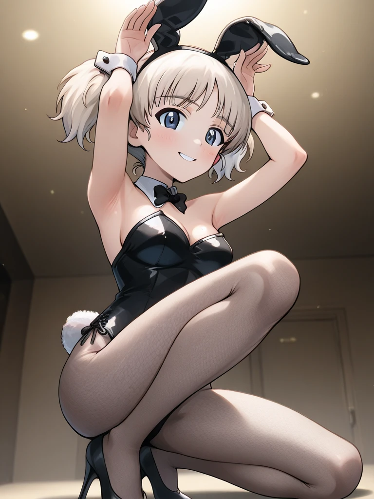 score_9, score_8_up, score_7_up, score_6_up, score_5_up, score_4_up, source_anime, BREAK OyamaMahiro, 1girl, solo, 1girl, solo, female, text, hair, breasts, clothed, blush, open mouth, looking at viewer, bunny suit, smile, , erect nipples under clothes, black pantyhose, foot fetish, lie down, foots at viewer, foots, sole of the feets, legs up, wide hip