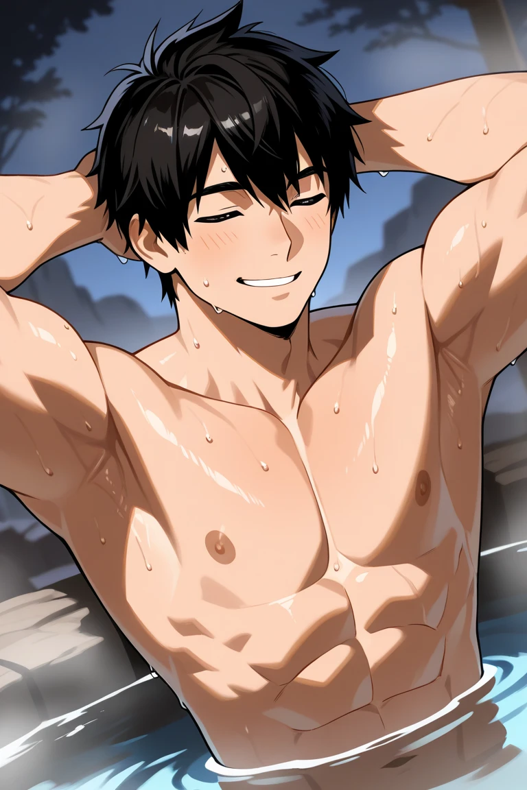 Muscular Young handsome naked 13 years old boy In a janese bathhouse expose the penis infront of guys , Top view, Group five Sports guys rape him, cuddle, touching, splashed with sticky of 16 years. Only guys, boys, young men, men penis, long big penis,