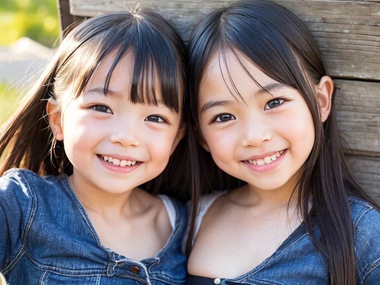 KIDS GIRL BLONDE with a black face and a black face with a black face, screaming face, scary face, evil crazy laugh,
