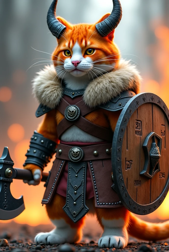 Create an adventurous hamster, standing like a human being, strong, cute eyes, with red fur and a futiristic warrior outfit.