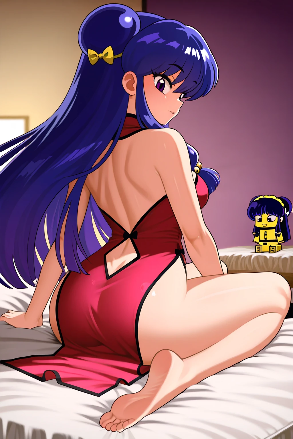 (10 year old woman々A cute little Japanese boy), (While hugging little Japanese sailor moon who is 8 years old tightly.), (push the opponent's body down), (Insert the erect penis deep into the vagina and rape the virgin), beautiful breasts, plump and sexy lips, natural makeup, cry out, blush, close your eyes, whole body, Completely naked, Highly detailed fingers and toes, perfect anatomy, highest resolution, view from the side, nsfw, 80's anime style, 32K