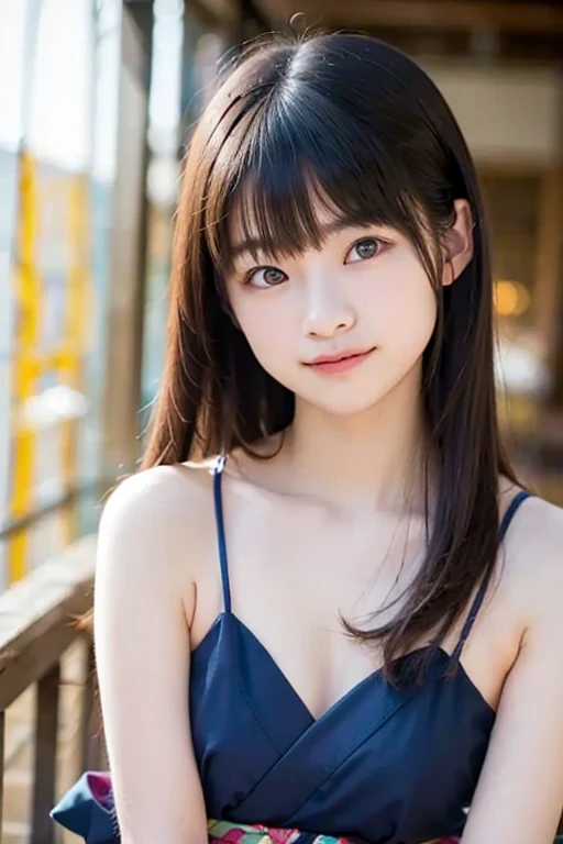 (Antique Style, Like: 1.2, Pink Hair: 1.1, blue eyes: 1.1, Big eyes)