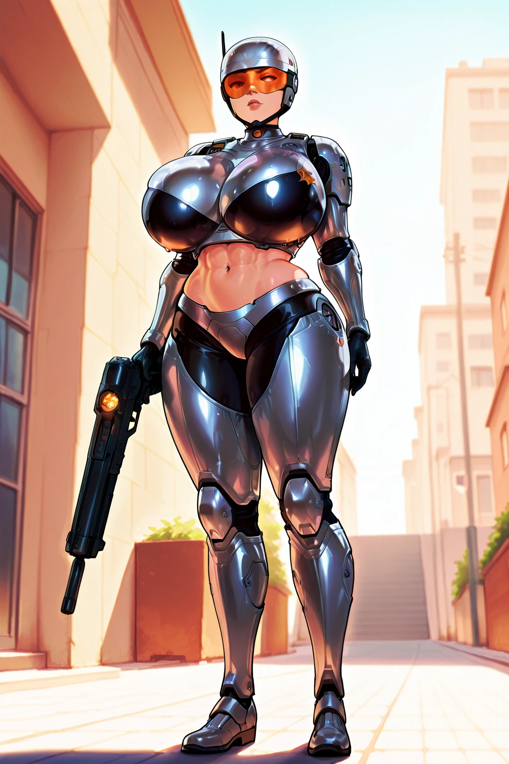 (Best Quality,4k,8k,A high resolution,masterpiece:1.2),ultra detailed,(realist,photorealistic,photorealistic:1.37),(robot:1.2), masterpiece, Best Quality, detailed, 1 girl, (above:1.4), (mini skirt:1.3), [meticulous, Surgical precision]