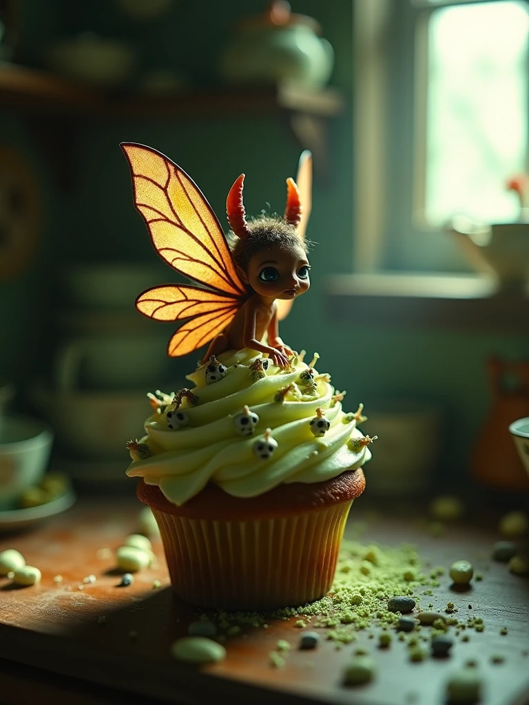 Cheese mold fairy, she cuts the cheese, fabulous stinky and blue-green, 8k

