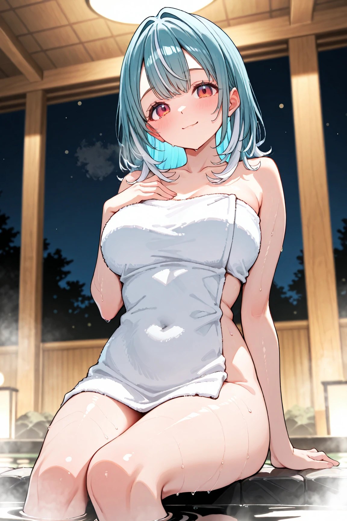 Girl with short green hair, The chest is medium, Green Eyes, 、(tits),Full body photo from head to toe,、cloth、(Clear Face)(Best Quality, High resolution, Super detailed),, (Vivid and colorful, The chest is clearly in focus),(Soft Breasts:1.2、,、naked、Slingshot、Exposed chest,Full body photo from head to toe、Nudist Beach、Lift the chest,、A viscous, cloudy liquid is on my body,M-shaped legs,Legs spread,Lift your legs、spread,soap、Pub、(((Bubble)))、マットに寝そべりBubbleプレイ、soap、もこもこのBubble、