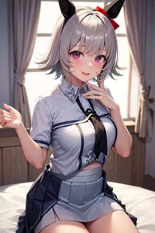 masterpiece,best quality,1girl,cvio,yellow eyes,silver hair,short hair,hair ornament,(school uniform:1.2),bandages,thighhighs,jewelry,necklace,expressionless,parted lips,looking back,light particles,classroom,night,dutch angle,from behind,<lora:Concept-control tool-add_detail-CyberAIchemist:0.8>,<lora:io-cv-richy-v1>,