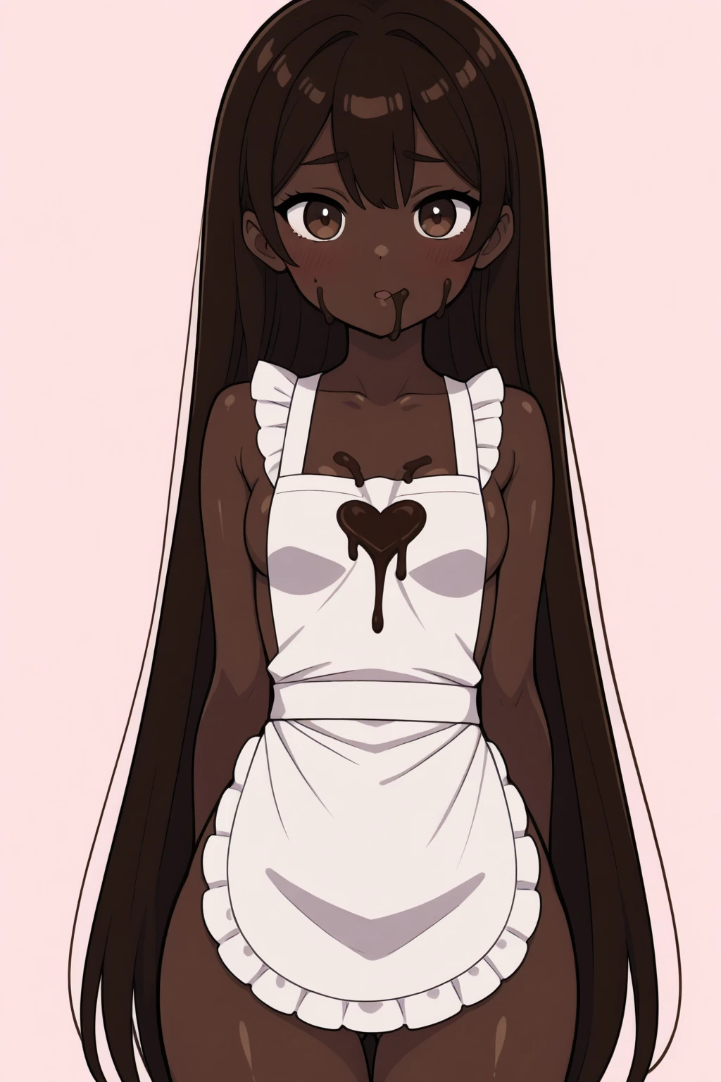 draw of a girl,
black hair, blunt bangs, breasts, cleavage, dark-skinned female, dark skin, garter straps, large breasts, lips, long hair, navel, skirt, solo, thighhighs, veil, white legwear, white skirt
<lora:jasmin-000004:.7>