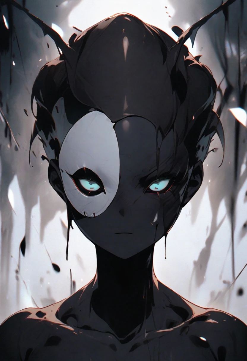 <lora:avasdemon3:1>,
avasdemon,
((masterpiece))), (((high quality))),(((best quality))), ((((8k_wallpaper)))),((((extremely detailed eyes)))),((((extremely detailed body)))),((((extremely detailed finger)))),(1girl:stare dark), (dark :Crawling Chaos, black slime, black tentacles),(background:red eyes demon)