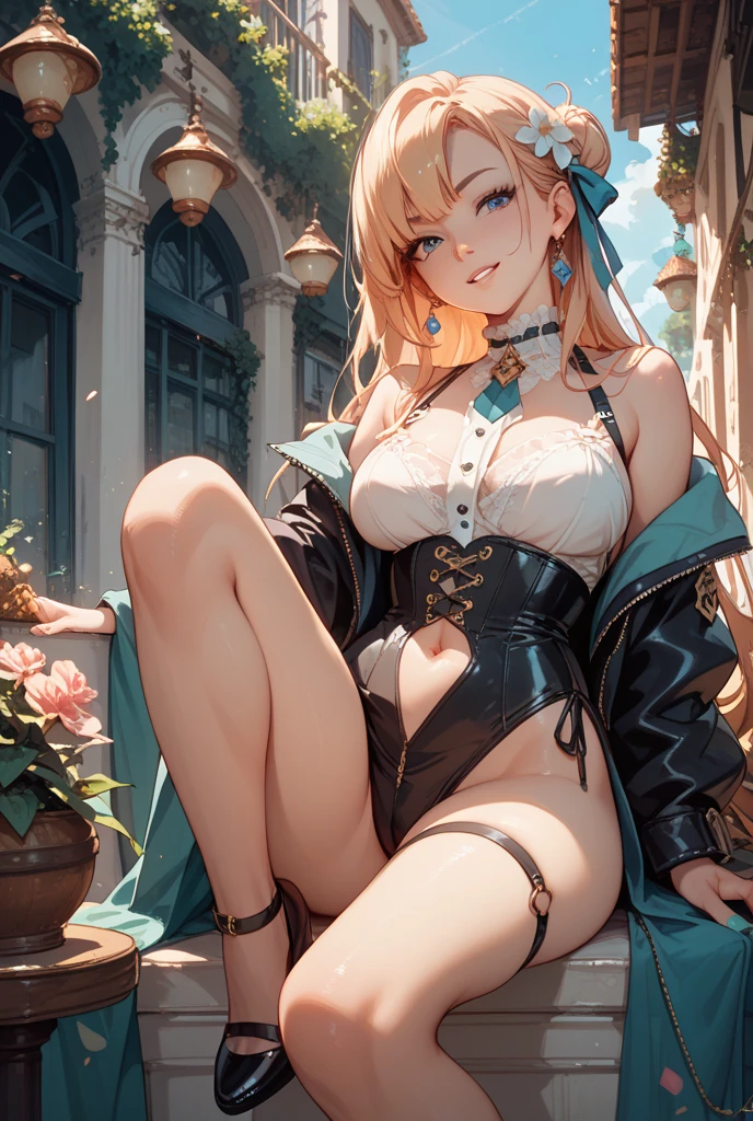 melancholy lighting, quiet, calm, brightness, masterpiece, best quality, 1girl, (JinxLol:1.2), (ultra photorealistic:1.3), (masterpiece:1.4), best quality, ((realistic)), high quality, ultra detailed, ((Real image)), ((realistic skin)), ((realistic face)),(illustration:1.05), (beautiful:1.05), (beautiful detailed eyes:1.05), (cinematic light:1.1), Full body, precise proportions, 18-year-old girl, skinny model lying on the grass, surrounding garden, tree shadow, stunning african goddess, ebony, extra tan skin, bbw, extreme long afro curly hair fluttering in the wind, tulle, long legs, slightly open feet, buttocks, blush, shyness, collarbone, abdominals, double weave, beautiful and delicate face, fair skin, real skin, (face detail), pores, super high resolution, 8k, parameters Best quality, masterpiece, super high resolution, (Realistic 2.0), More details, detailed skin, transparent RED panties, wide smile, white teeth, , detailed (wrinkles, blemishes!, folds!, moles, viens, pores!!, skin imperfections:1.2), (red and orange and yellow and green and blue and indigo and violet) (sexy attire), Wearing edgTemptation, (garter belt with multi straps), (cuban stockings), perfect and well designed eyes, girlfriend, beautiful, beautiful, flowers, studio lighting