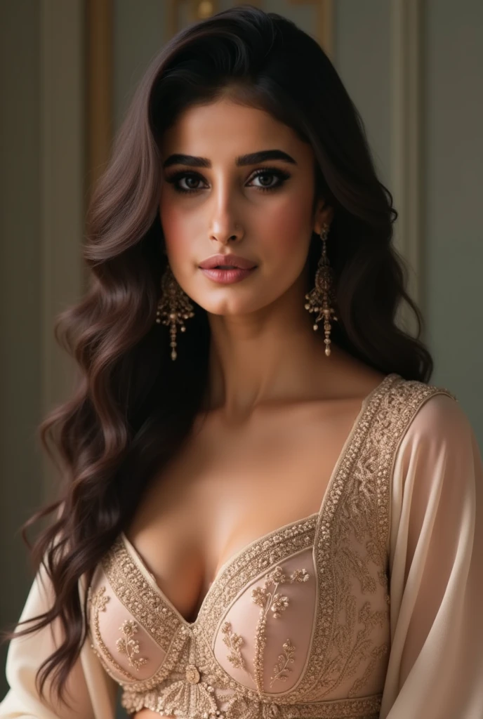 photo of alluring Abigail beautiful woman sparkling splashing rainbows, bright eyes, braids, Moroccan kaftan, crown (masterpiece) (best quality) (detailed) (8k) (HDR) (wallpaper) (cinematic lighting) (sharp focus) (intricate)
