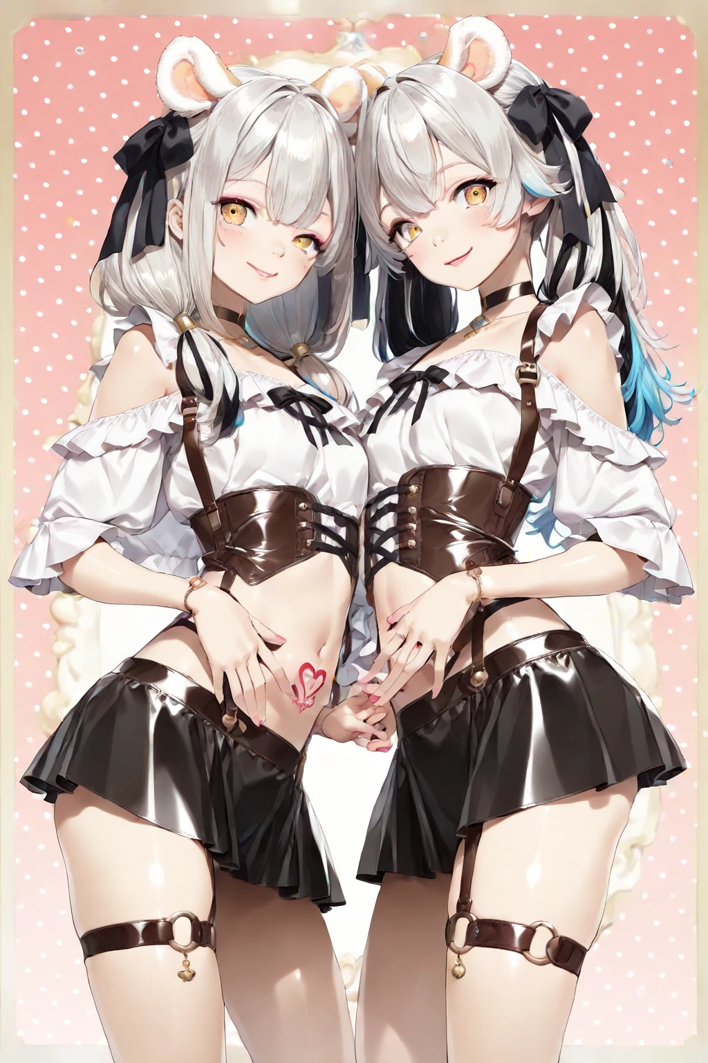 (8k, 最high quality)、Ultra-high resolution、adorable、最high quality, beautiful, Absurd beauty,((Two people, twins)), Open your eyes, Healthy Skin, , (cryin) ,Cute Characters, Most detailed, high quality、(missionary, vaginal, ass pov, sex, nsfw)、nose blush、steam、Shiny Hair、Very fine and beautiful bright eyes、be scared、Very detailed, clear and beautiful face, Being stripped of clothes、Slender body、Awards, Anatomically correct、((Scared))、Natural neck position、Dark Places
