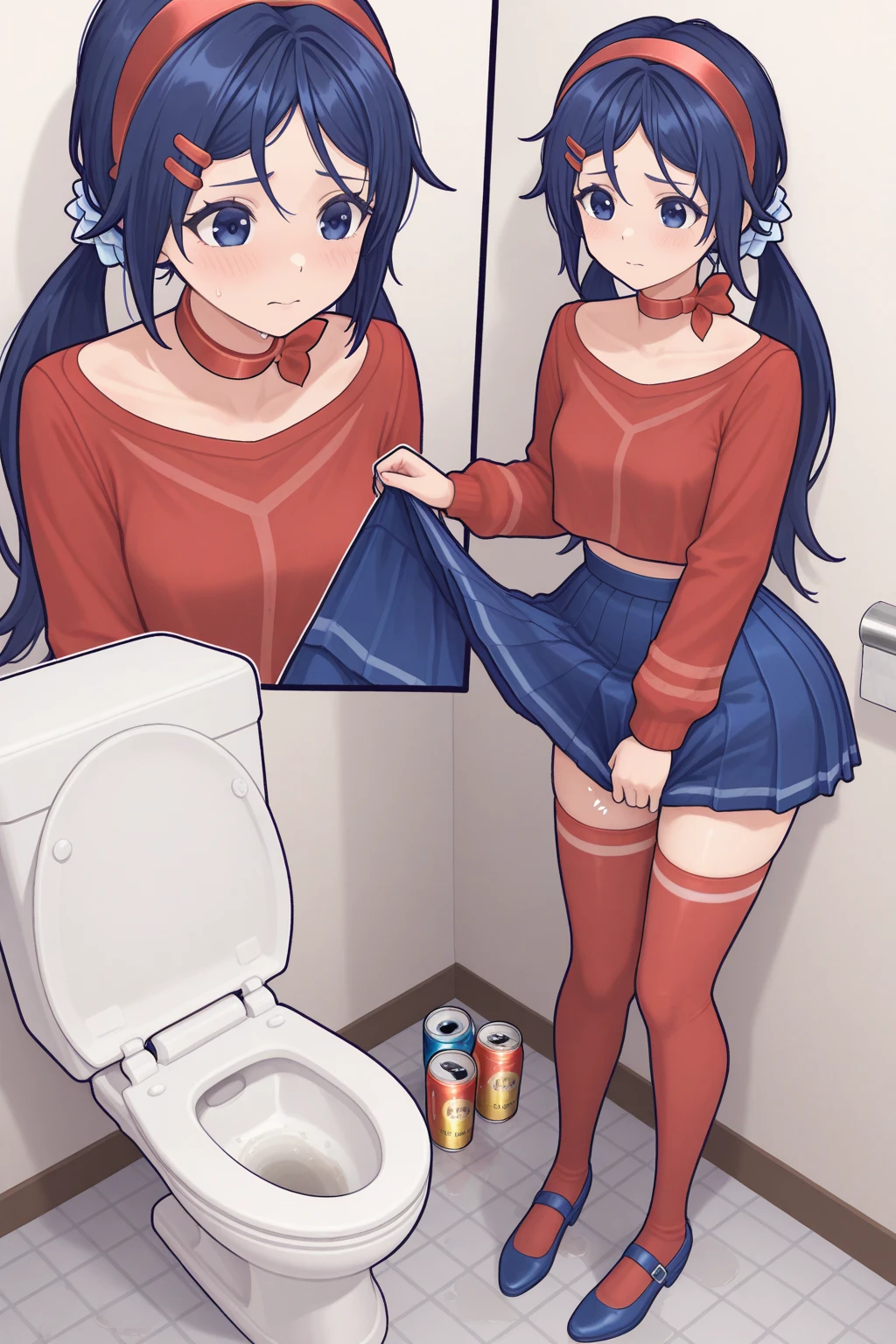 (best quality, masterpiece, uncensored, high quality, ultra detailed, extremely detailed CG, beautiful face, beautiful eyes, beautiful hair), solo, 1girl, (loli:1.5), (12 years old), Blue green hair, (plaid bra, plaid panties, panty aside:1.2), nsfw, baby face, small breasts, pussy, skindantation, hiqcgbody, onlyass, face, afterglow, bust up, (clothed, nude, nsfw), (girl trembling with sexual climax:2), (bukkake, pussy juice,spread pussy,  cum in ass:1.3), squirting orgasm, sweaty skin, sweat, ass focus, detailed background, (extremely awesom e detailed and pleated skirt and ribbon:1.3),(extremely awesome detailed deep-silky-healthy-lackwarm-foundational-soft-skin:1.1), (extremely awesome detailed gleaming dark skin), (extremely awesome detailed pretty face, extremely awesome detailed eyes, extremely awesome detailed shiny hair:1.2), (embarrassed, closed mouth:1.4), extremely awesome detailed dynamic lighting, extremely awesome detailed caustic, extremely awesome detailed deep shadows,(best quality, highres, absurdres, extremely awesome detailed CG unity 8K HDR wallpaper, perfect anatomy:1.1),(extremely awesome detailed realistic, extremely awesome detailed 3d:1.0)