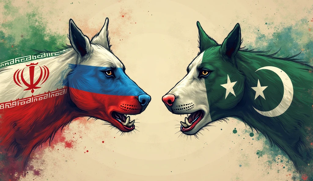 Create a rivalry between the flag of Russia and the flag of Türkiye