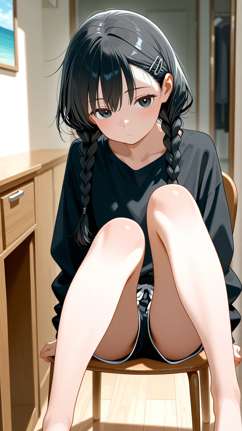 Thighs、Thighs、foot、feet、Raw Ashi、生feet、Sweat
