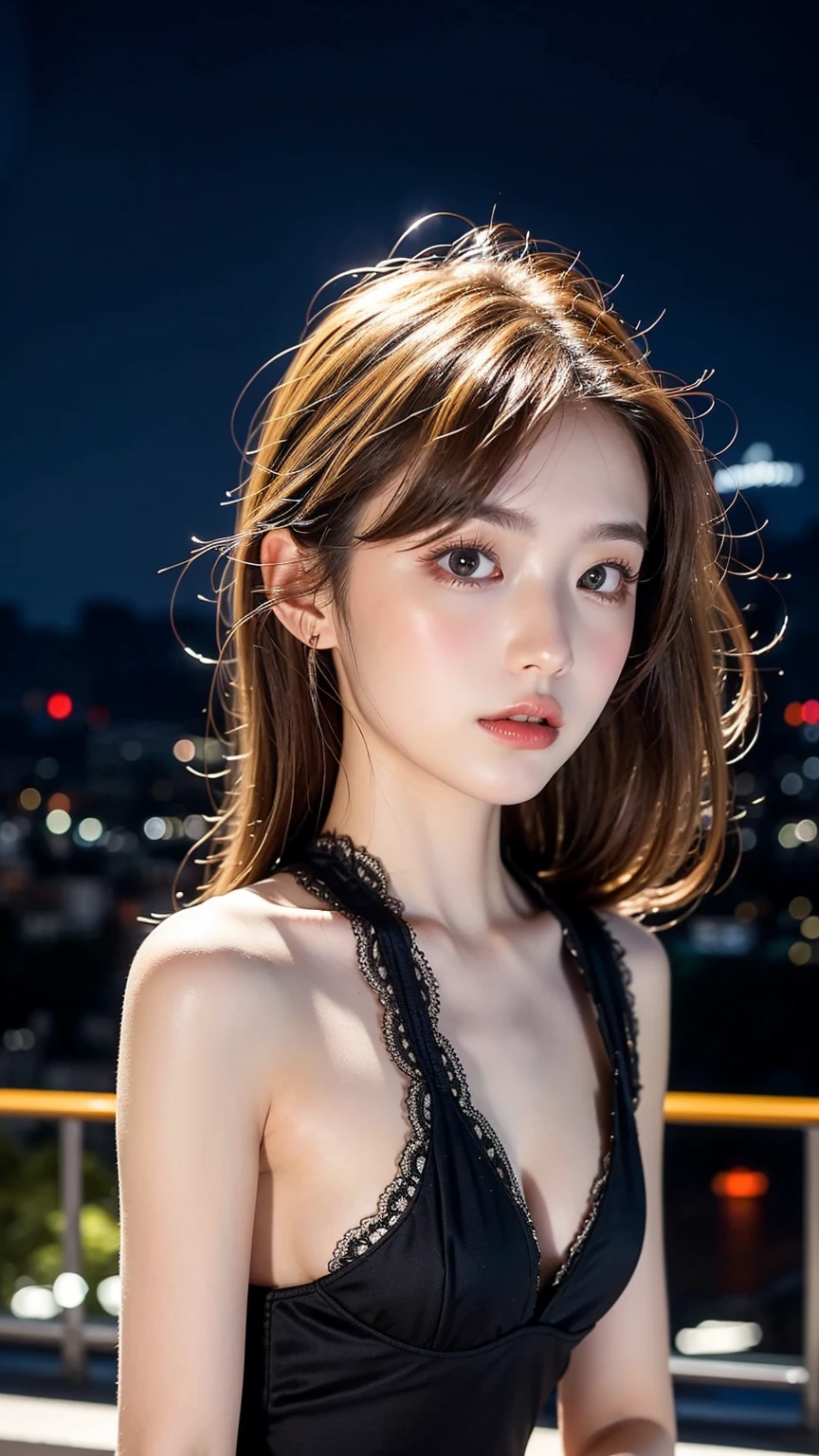((beautiful girl with cell phone in hand)) 4K 8K:: realistic::4 cyberpunk::1 --v 4 --quality 2