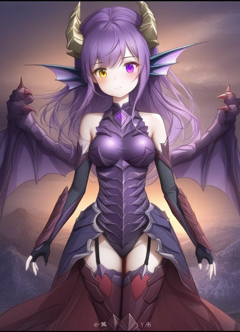 ((high resolution)), ((8k)), a beautiful girl, full body, sitting sexy, warrior, helmet with two horns, sexy, cute face, beautiful face, wearing sexy armor, hand placed on pussy, hand in pussy, with dragon wings, black wings with pink, in a castle, with lava, scattered smoke, hanging cages, neon trails, purple trails, flashes, at night, big trees, luminous.