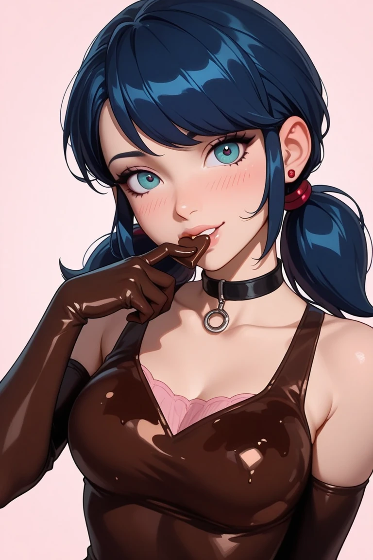 Gogo . . Ball gag. . . Latex swimsuit .