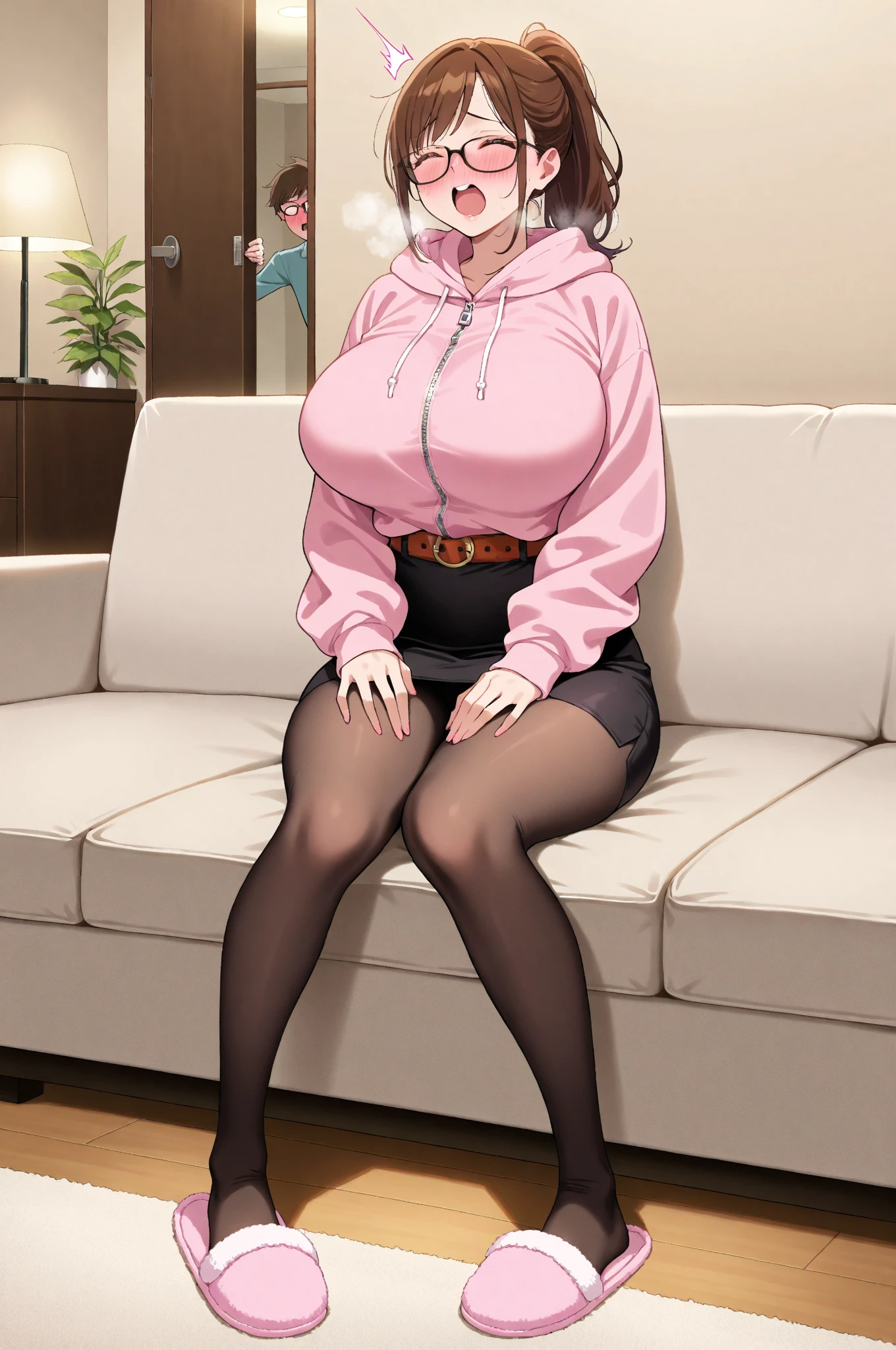 masterpiece, absurdres, hinata\(boruto\), 1girl, solo,mature female, off-shoulder smallsized shirt, looking at viewer, (falling petals), perfect composition, detailed lips, big huge large massive size of breast, beautiful face, body propotion, blush, (pink lips), long hair,  purple eyes,  soft gaze,  super realistic, detailed, photoshoot, realistic face and body, sexual expression, seductive expression, thick bbw chubby. open leg widely.wet panties. fingering, orgasm, squirting pussy, hairy pussy, climax,