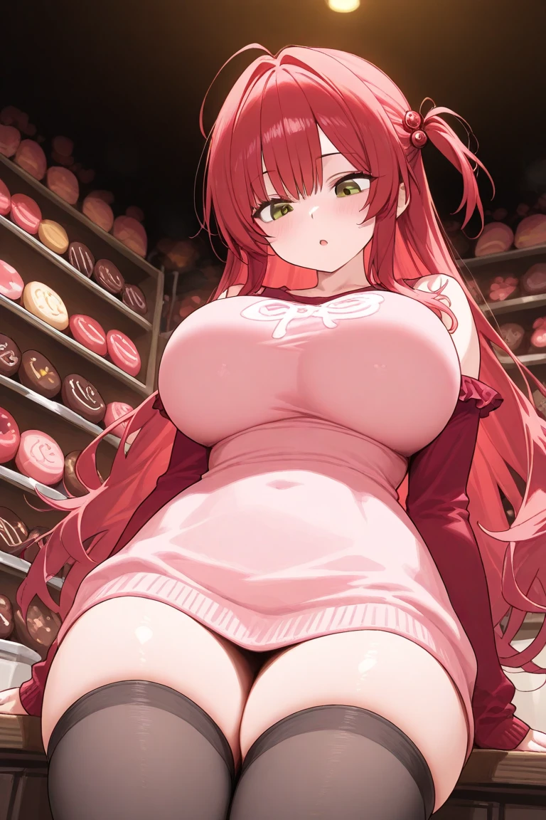 house wife, ((huge breasts)), solo, masterpiece, gleaming skin, super detailed skin, shiny hair, milf, eyeliner, glamorous, large areolae, pubic hair, nsfw, (????),megurine luka,animated painting,huge nipples,nude,spread pussy, spread legs,arms behind head, squatting, open legs,pussy juce,super market,??????