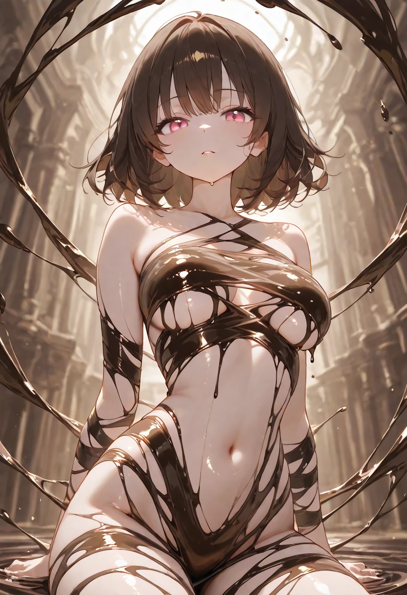 ((high quality、masterpiece、detailed、Normal body、5This finger、Accurate、delicate))、Magical girl((Silver Hair、White-based colored leotard armor、Ultra high leg、More than excited、sling leotard、Transparent leotard、Iron Collar、Torn leotard、Torn leotard、Estrus、Aphrodisiac effect、Erogenous zone sensitivity 100 times、Nipple erection、Clitoris erection、orgasm、The pupil is the heart))