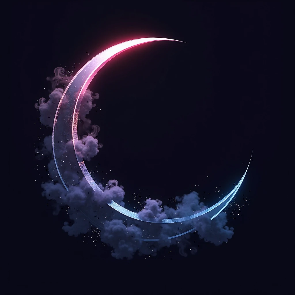 Flower garden, moon, cute mouse has angel wings, cute mouse devil wings, skull in the middle, bright eyes, light butterflies