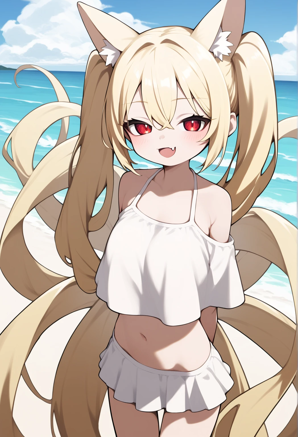 Bunny Girl,Red bikini,Bust 36D,腰围72There is particularly little cloth,There is particularly little cloth,There is particularly little cloth,Ultra high quality,Perfect,masterpiece,4k,Double tail,blonde