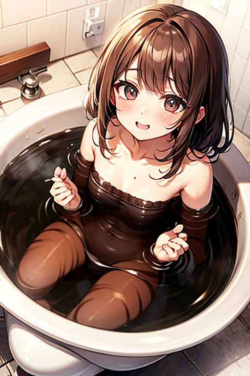 Nsfw,((dwarf,toddler body)),megumin,1girl,solo,breasts,blush,bangs,brown hair,black hair,red eyes,hat,navel,heart,beer mug,dark golden pee,(pee,poop),(incontinence,white steam from pee),(((((spread pussy))))),((shaved pussy)),Bath,(((poop))),bath full of pee,bath overflow poop,((pooping in the bath)),((peeing in the bath)),after taking a bath,see through liquid,visible pussy,visible pee,pee bath,(splash pee),((gaping cervix)),((gaping pussy)),