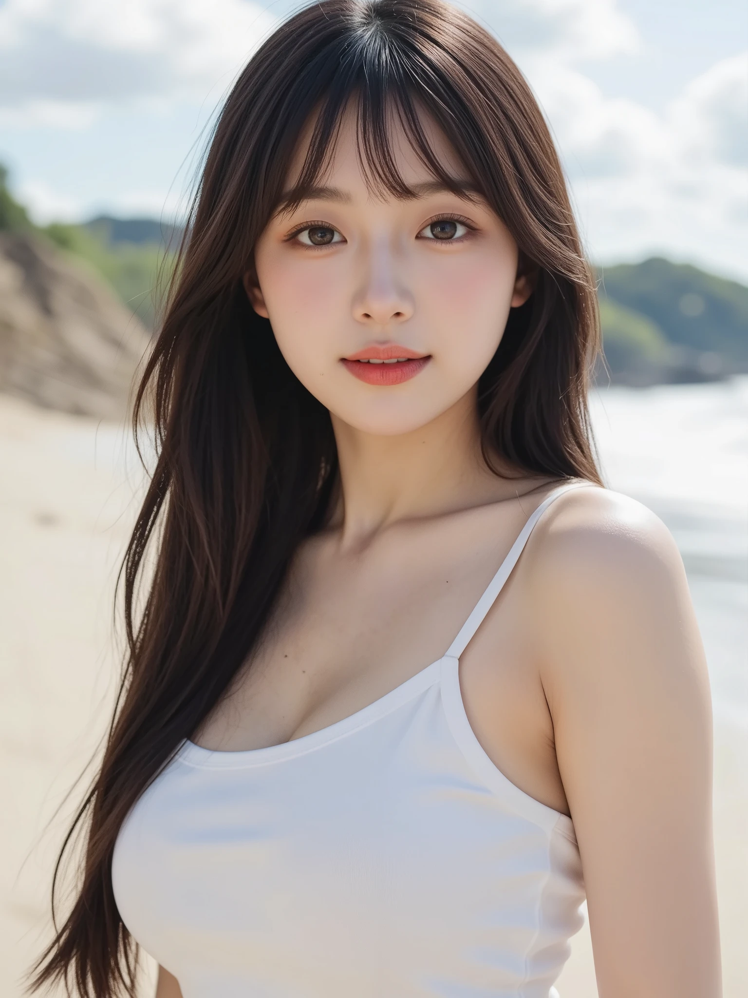 An ultra-realistic 8K photograph capturing a breathtakingly beautiful anthropomorphic as she gracefully rests on the surface of a serene ocean. She wears a high-neck swimsuit, her flowing blond hair cascading in gentle waves, and her skin radiating with a hyper-realistic shine. The stunning composition, evokes a sense of admiration with its hyper-detailed and hyper-emotional portrayal. Epic cinematic lighting enhances the scene, immersing the viewer in a mesmerizing visual experience. Presented in an 32K UHD resolution, this photograph exhibits an expressive style, reminiscent while maintaining an impressive level of realism and detail.