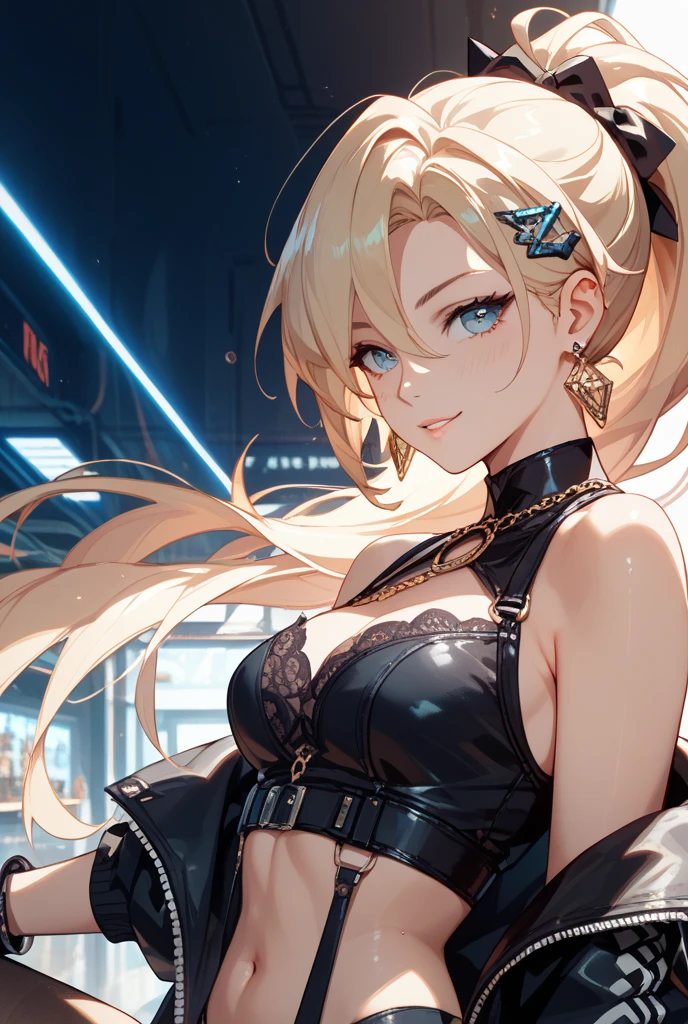(small breasts:1.2), (perky chest:1.2), (pointed chest:1.2), (Pudding cake magazine cover:1.3),(from above:1.0),(fromside:0.9),masterpiece, 1girl, Amazing Cleavage:1.1, thin waist, optimum,tmasterpiece,hight resolution,best qualtiy,hyper HD,super detailing,awardwinning,16 K,solo,(The upper part of the body),anatomy correct,Beautiful cyberpunk girl,Cowboy Shot,cute face,a blond,Longhaire,Twin-tailed,Braids, Hairline,(scarlet eyes),long eyelasher,Hanging eye corners,White skin of the,shoot from the side, ((see through camisole:0.1)), ((Sheer nipples:1.0)),Rocket Tits,(Slim body),smile,seductive weak smiling,(with sparkling eyes and a contagious smile),open mouth, Looking at Viewer,