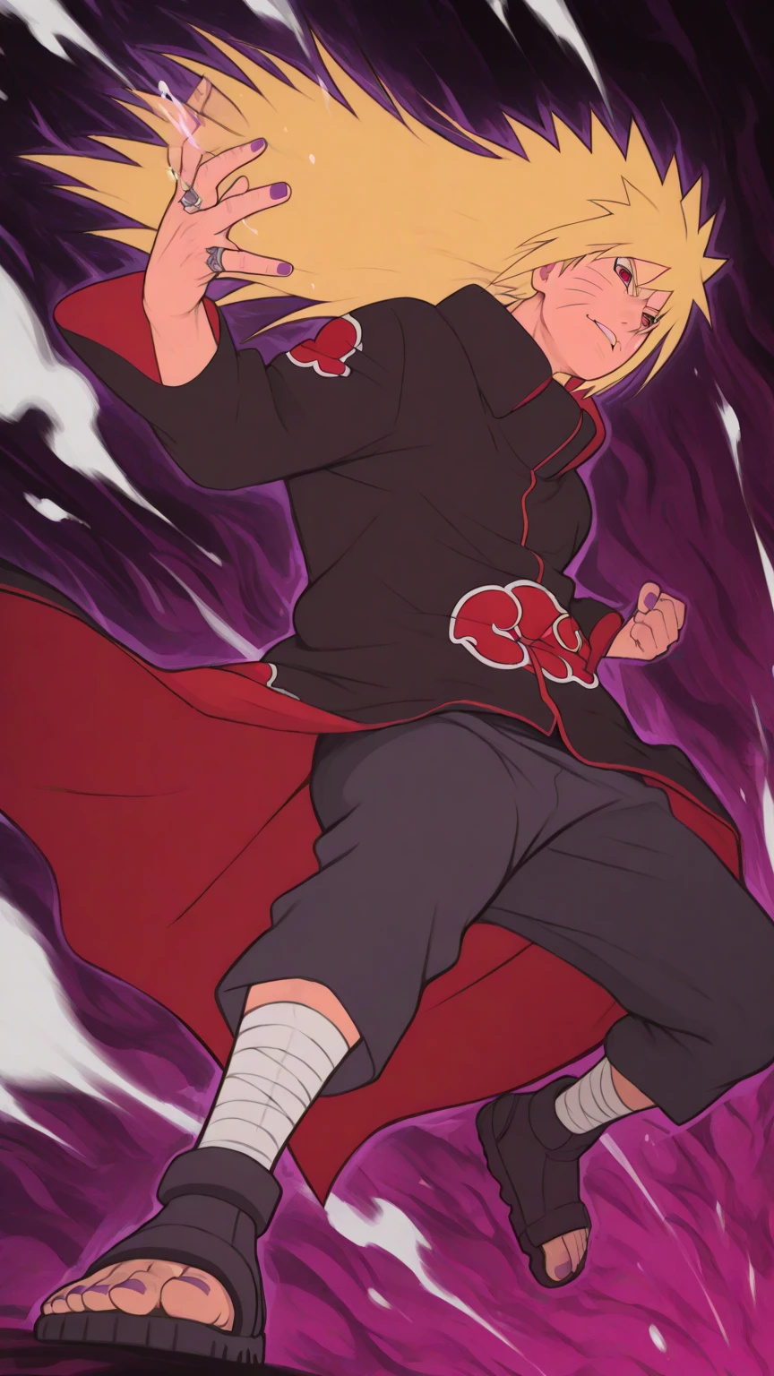 Japanese teen tan boy blonde shoulder length hair jujutsu kaisen art style. Gege akutami art style
