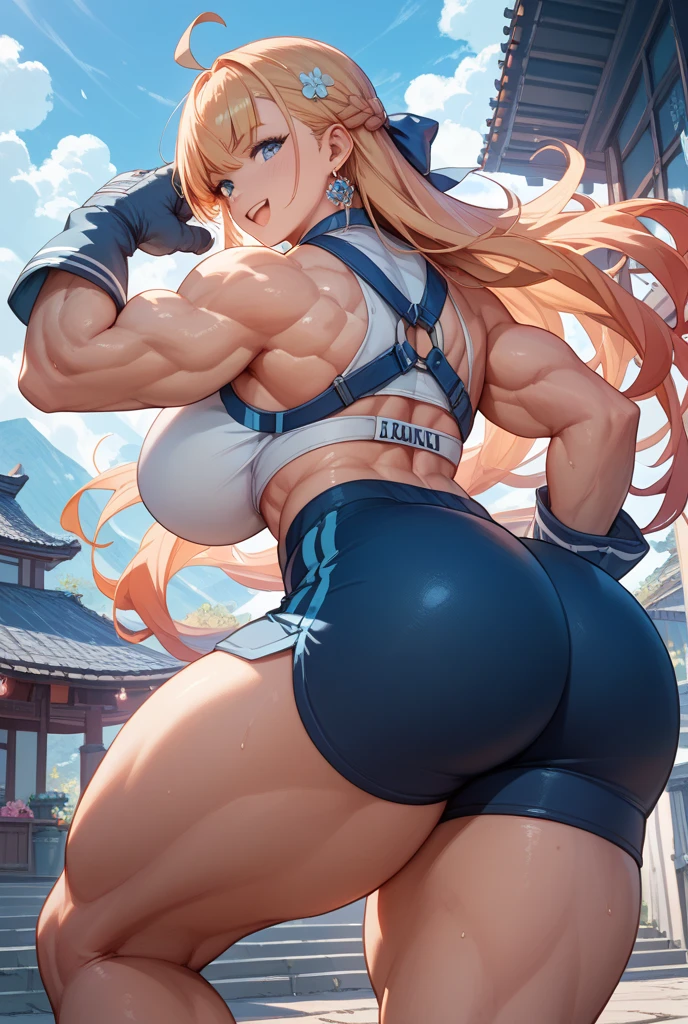 (masterpiece), best quality, female warrior, dark fantasy, huge girl, female muscular:1.2, ginger hair, curvy:1.6, (thick thighs:1.6), (((blank background))), ((full body)), fingerless gloves, long boots, sleeveless, (straight  hair), (fur top) , strapless top, (spread legs), (squatting), ((legs apart))