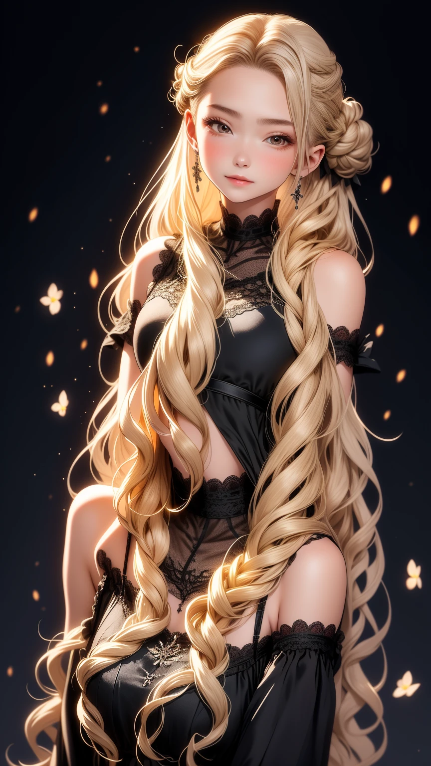 masturbation behavior、Golden Hair、A beautiful young looking woman、Feeling lewd、Feels good、I feel pleasure、Excited、In agony、Lewd、Exhibitionism、Gorgeous full nude、Twin tail hairstyle、Yellow ribbon hair accessory、Nipples、Small areola、Thick armpit hair、Profuse underarm hair、Men's well-groomed, thick pubic hair、Massage the breasts、A manly, erect penis、scrotum、Beautiful hands、Beautiful anus、Big Anus、Semen dripping from the crotch、Fairly thick hair