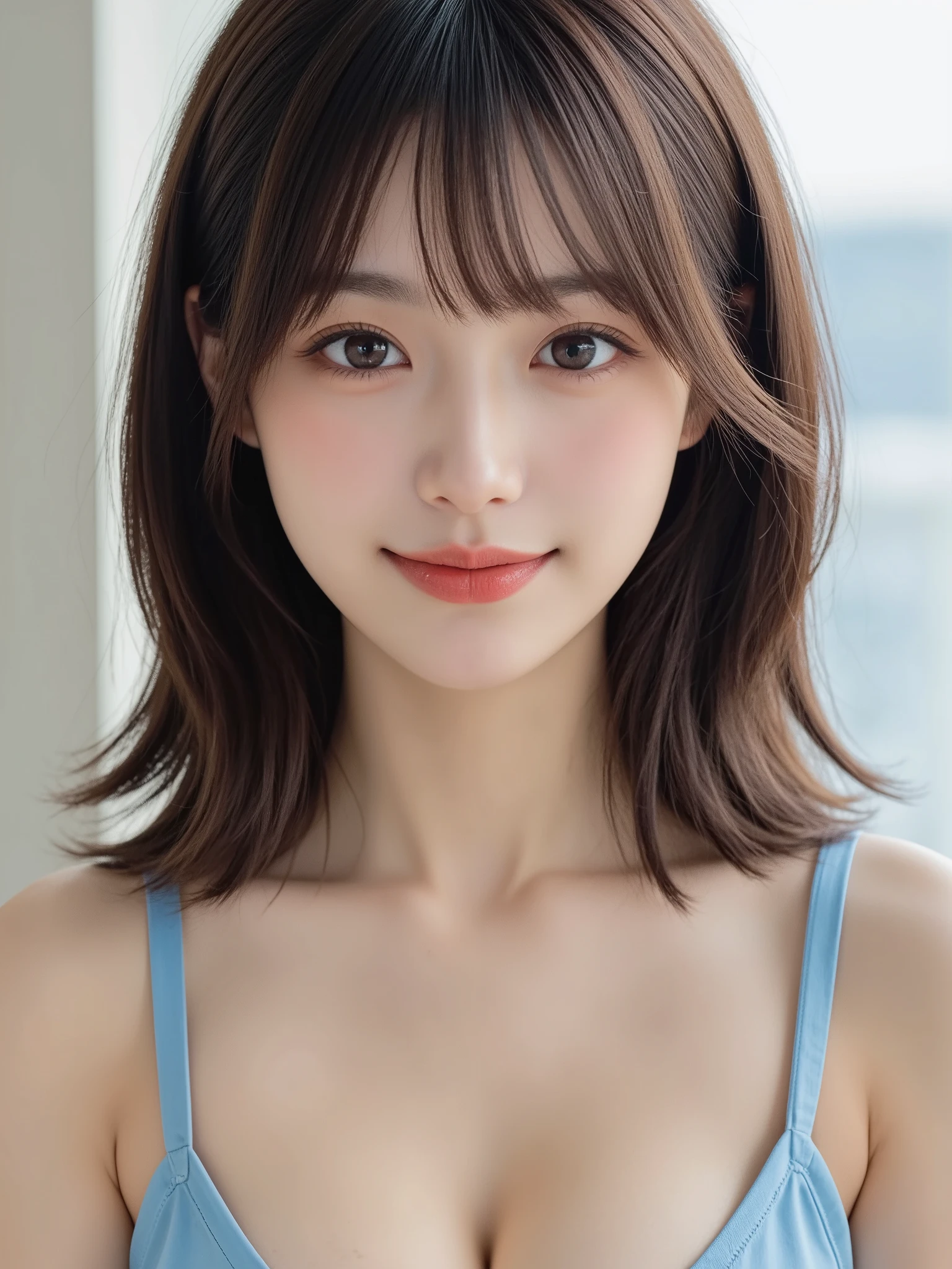 (((White Background 2.0)))、Professional Lighting、(((Professional Lighting 1.5)))、Translucent skin texture、Beautiful Skin、Beautiful Skin、、(((Whitening 1.5)))、White bra、See-through、、Ecstasy of Musical Notes、((Naked 1.5))、((See-through1.5)))、(((Mid-shot photo 1.5)))、Simple earrings and necklace、(((ファッションMagazine Cover 1.5)))、(((Magazine Cover 1.5)))、Brown Hair、(((Dynamic pose 1.5)))、A gentle smile