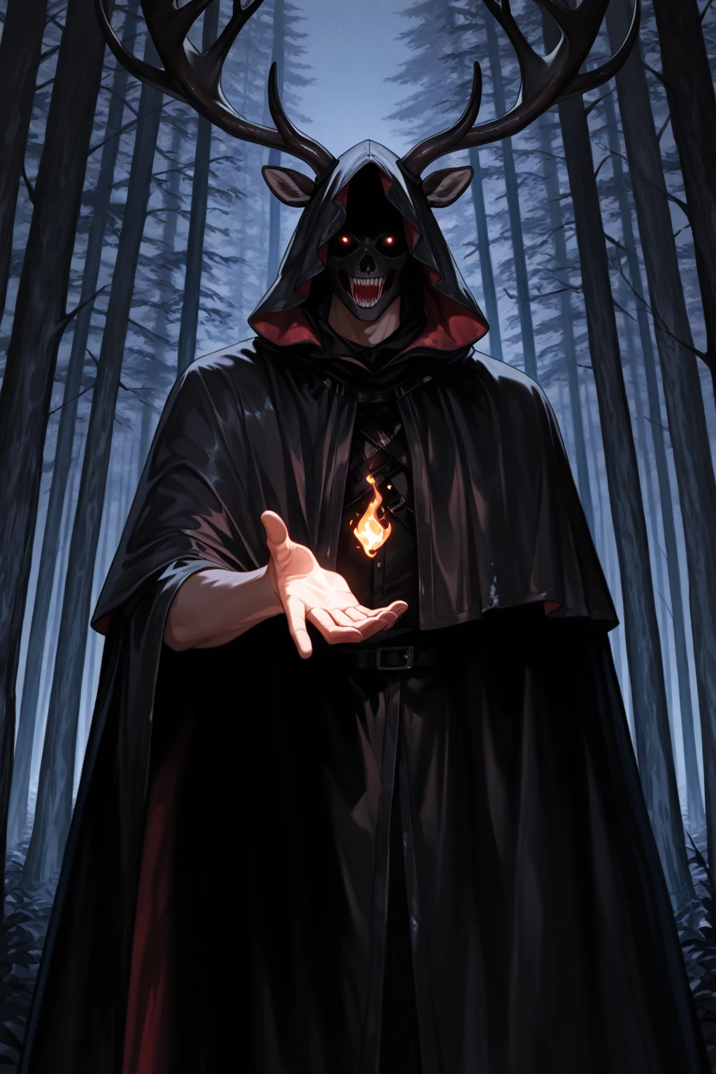 Hooves, hands, detailed, cult of the lamb, lamb, black fur, by zackary911, by chunie