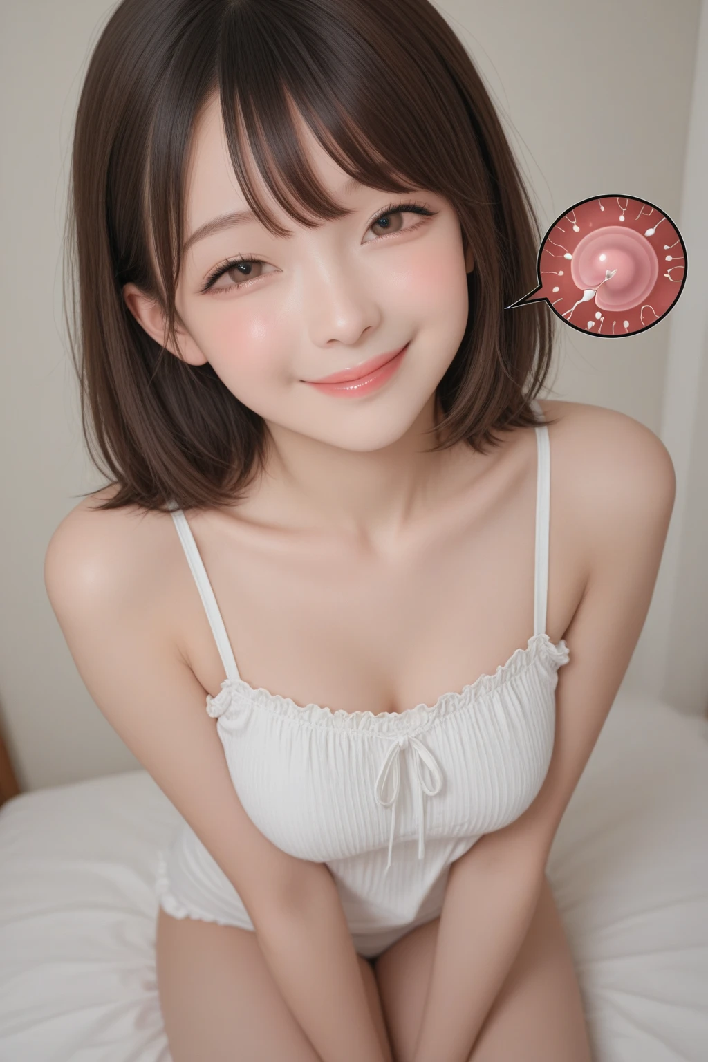 (best quality, masterpiece:1.2),ultra detailed,(photo realistic:1.4),solo,cute girl,upper body,(pink),light_particles,heart_mark,