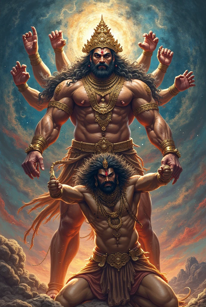 Hanumanji with shankar ji