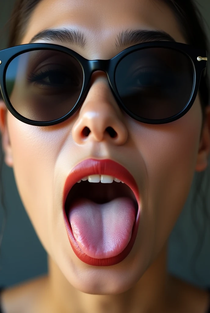 <lora:troom_troom_thumbnail:1> troom_troom_thumbnail, mouth, woman eats bicycle