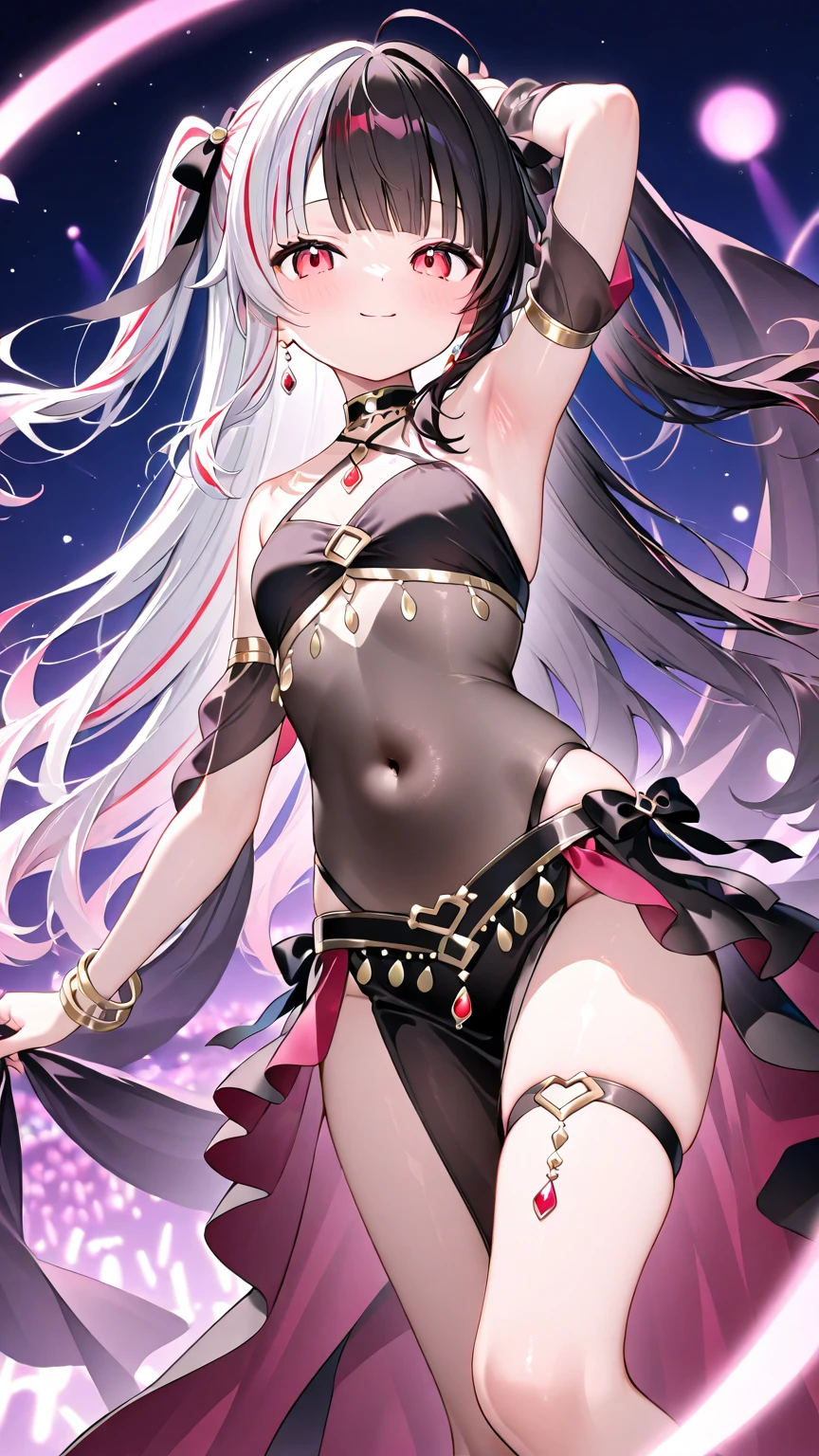 (Ashenhardt style:1.4), Masterpiece, Best quality, High quality,(Dark invisible creatures,Dark red glow and red eyes,Surrounded by darkness:1.2), (In profile), (Darkness:1.2), abstraction, abyssal, Award-winning photography, Depth of field, hdr, Very detailed, Trending in art stations, Trends in CG society, complex, High detail,(Masterpiece:1.2, Best quality), (BEST lighting, Very delicate and beautiful), (BEST lighting, Very delicate and beautiful), (Beautiful detailed face), (Detailed eyes and detailed face:1.2), Dark fantasy, (young girl, small beast, 1girll, Solo, Crazy smile, Pale skin,19 piercings,((tattoo all over body,Tribal tattoos all over the legs)) Gray hair, Glowing red eyes, Dynamic Angle, Vampire), (Chain in the background,Get the magic array,Summon demons), (Demons from the magic array)Magic Thunder, spiky_hor ears, poison fangs,Demon wings,devil horns,blood in face,Blood rain,Blood fog,(Depth of field),High contrast,(Splashing blood:1.4),Cowboy shot,full bodyesbian,pyjamas,Scream,sacrifices,Epic stage