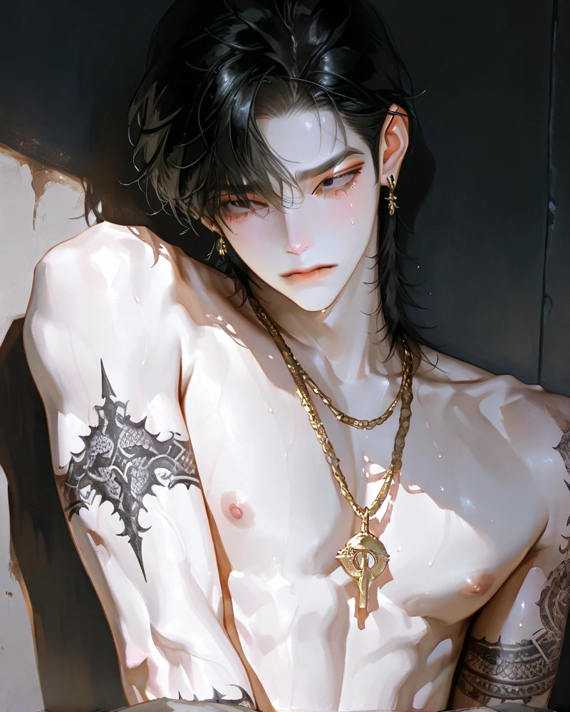 Hermaphroditic person in miniature thong，squating，squatt，Solo，Thin male body，Bare topless，Expose the upper body，No top，Lots of body hair，Lots of armpit hair，Thick armpit hair，Generous armpit hair，Thick pubic hair，Lots of pubic hair，Pubic hair is exuberant，Thick pubic hair，Sweat profusely，Wearing sweat，see-through thong，Place your hands behind your head，Exposing armpits，androgynous person，hermaphroditism，（（（Full Body Art 1.2））），Long white socks，（（（Cloth shoes 1.2））），androgynous person，trannsexual，Smoky makeup，Dark eyeshadow，freckle，Heavy makeup，hermaphroditism