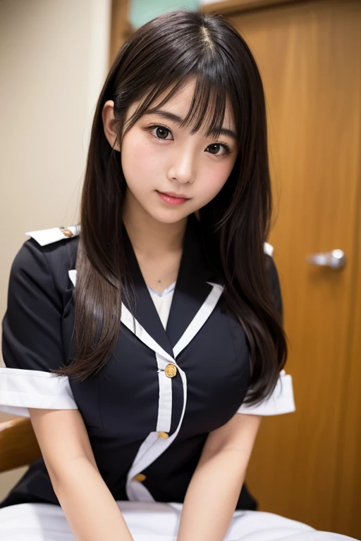nikon RAW photo,8 k,Fujifilm XT3,masterpiece, best quality, High Fashion Encounter: A 22-year-old Taiwanese woman with beautiful long black hair and straight bangs, her eyes twinkling with mischief; she is sensually enjoying her ramen, but in a charmingly clumsy manner; noodles are spilling from her slightly parted, glossy lips, falling onto her immaculate white suit, staining it; her delightful smile and carefree enjoyment of the meal overshadow this minor mishap, adding a touch of sexy and goofy charm to the scene.